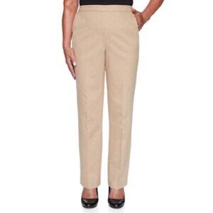 Alfred Dunner Tan Corduroy Dress Pants